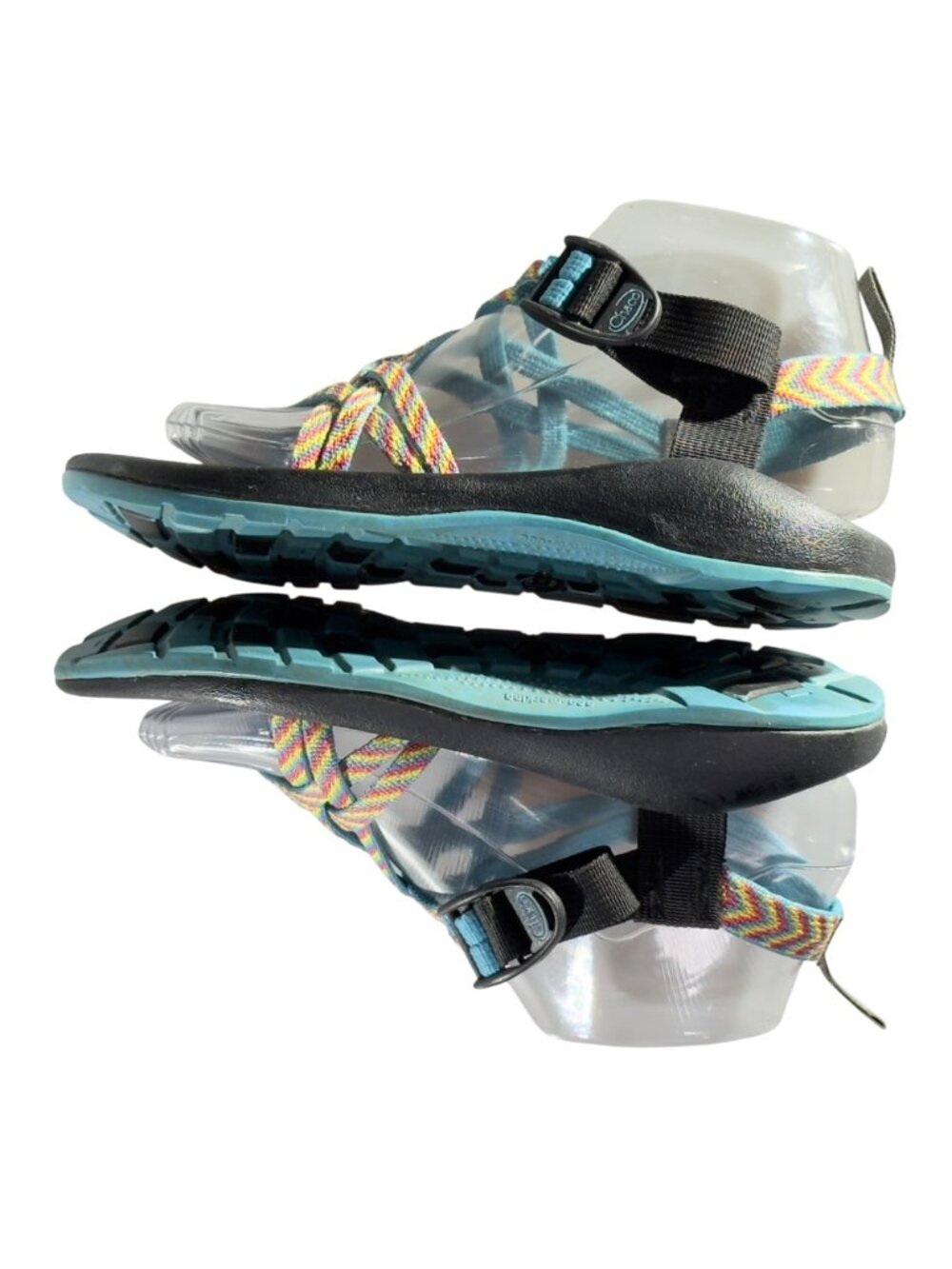 CHACO Z/Cloud Sandals Adjustable Straps Vibrant Pattern Size UK 5 US 7 - Picture 6 of 13
